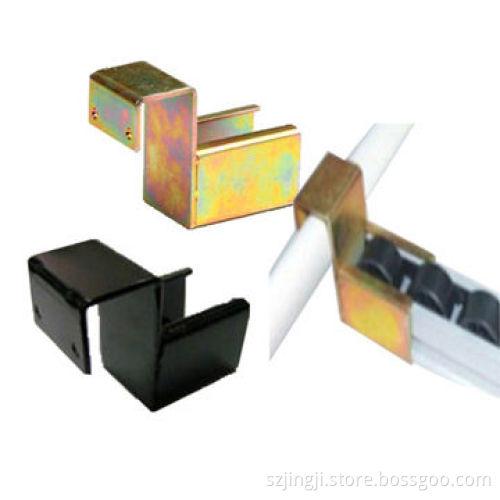 Roller Track Connector,40mm width Electrophoresis and Color Zinc Plating Surface Treatment